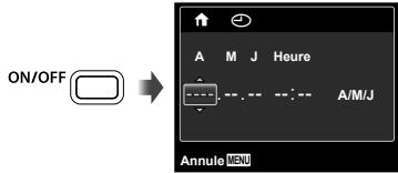 OLYMPUS VG-130 - Appuyez sur la touche ON/OFF pour allumer l'appareil photo. - 1