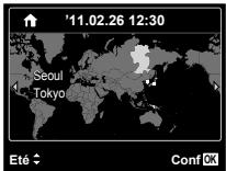OLYMPUS VG-130 - - Utilisé  pour activer et déactiver l'heure d'étre (Eté). - 2