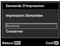 OLYMPUS VG-130 - Réinitialiser toutes les données de réservation d'impression - 1