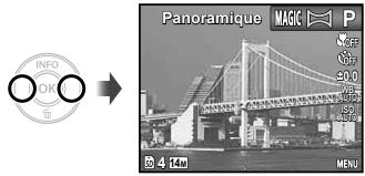 OLYMPUS VG-130 - Créer des photos panoramicques (mode ≈) - 1