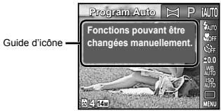 OLYMPUS VG-130 - Affichage des guides d'icone [Icon Guide] - 1