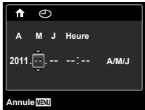 OLYMPUS VG-130 - Appuyez sur  pour sauvégarder le réglage de [A]. - 2