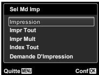 OLYMPUS VG-130 - Utilise  pour selectionner [Impression], puis appuyez sur la touche. - 1