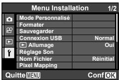 OLYMPUS XZ-1 - Menu des autres réglages d'appareil photo - 1