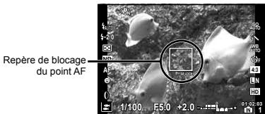 OLYMPUS XZ-1 - Pour verrouiller la distance de mise au point pour les prises de vues sous-marine (verrou AF) - 2