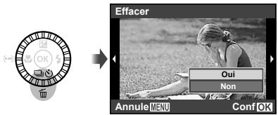 OLYMPUS XZ-1 - Effacer des photos pendant la lecture (effacement d'image simple) - 1