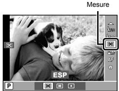 OLYMPUS XZ-1 - Choisir la procEDURE de mesure de la luminosité par l'appareil (mesure) - 1