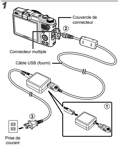 OLYMPUS XZ-1 - Exemple: Adaptateur secteur USB avec cable d'alimentation - 1