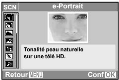 OLYMPUS XZ-1 - Faites tourner le sélecteur de mode sur SCN. - 1