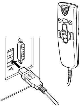 OLYMPUS DR-2000 - Anschluss an den PC über USB-Kabel - 1