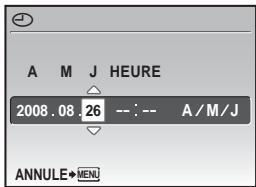 OLYMPUS Μ 1030 SW - d. Appuyez sur la touche ▷↓. - 1