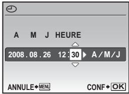 OLYMPUS Μ 1030 SW - d. Appuyez sur la touche ▷↓. - 2