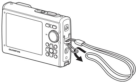OLYMPUS Μ 1030 SW - Fixation de la courroie - 1