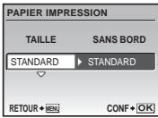 OLYMPUS Μ 1030 SW - Paramètre du papier d'impression - 1