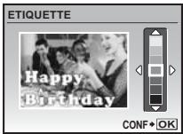 OLYMPUS Μ 1030 SW - ETIQUETTE ...... Ajout d'une étiquette à la photo - 1