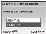 OLYMPUS Μ 1030 SW - Réinitialisation des données de requête d'impression - 1