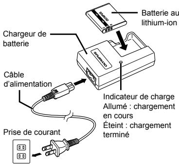 OLYMPUS Μ TOUGH-6000 - Exemple : Chargeur de batterie de type câble d'alimentation - 1