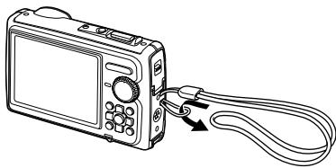 OLYMPUS Μ TOUGH-6000 - Fixer la courroie - 1