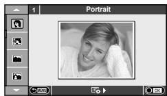 OLYMPUS E-PL5 - Faites tourner le sélecteur de mode sur SCN. - 1