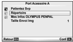 OLYMPUS E-PL5 - ■ Edition du carnet d'adresses - 1