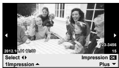 OLYMPUS E-PL5 - Selection des photos que vous voulez imprimer - 1