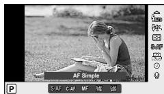 OLYMPUS E-PL5 - Choix d'un mode de mise au point (mode AF) - 1