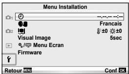 OLYMPUS E-PL5 - ■ Menu Installation - 1