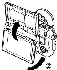 OLYMPUS E-PL5 - Utilisation de I'ecran - 4