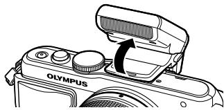 OLYMPUS E-PL5 - Utilisation d'un flash (photographie au flash) - 1
