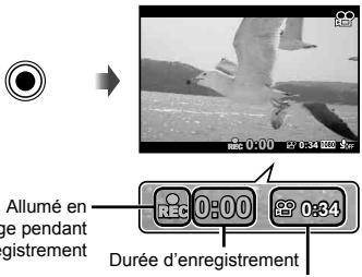 OLYMPUS TG-630 - Appuyez sur la touche Ⓞ pour lancer l'enregistrement. - 1