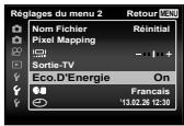 OLYMPUS TG-630 - Appuyez sur la touche MENU. - 6