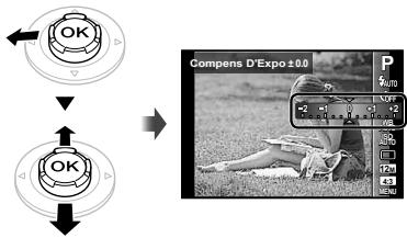 OLYMPUS TG-630 - Utilisation du menu fonction - 1