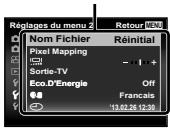 OLYMPUS TG-630 - Appuyez sur la touche MENU. - 4