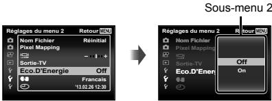 OLYMPUS TG-630 - Appuyez sur la touche MENU. - 5
