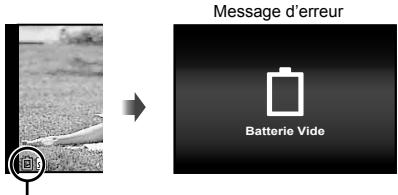 OLYMPUS TG-630 - Quand faut-il remplacer la batterie? - 1