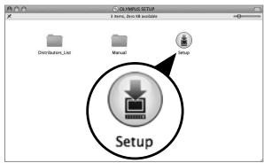 OLYMPUS VG-150,  VG-180 - Insérez le CD fourni dans un lecteur de CD-ROM. - 1