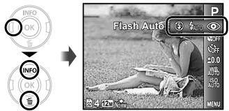 OLYMPUS VG-150,  VG-180 - Utiliser le flash - 1