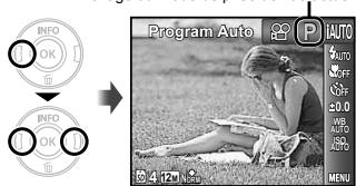 OLYMPUS VG-150,  VG-180 - Prendre des photos avec une valeur d'ouverture et une vitesse d'obturation optimes [Program Auto] - 4