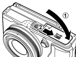 OLYMPUS XZ-2 - Pour retirer la carte mémoire - 2