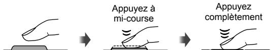 OLYMPUS XZ-2 - Pression du déclencheur à mi-course et complètement - 1