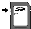 OLYMPUS XZ-2 - Commutateur de protection d'écriture de carte sd/sdhc/sdxc - 1
