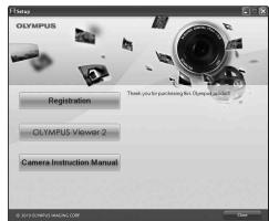 OLYMPUS XZ-2 - Installation du logiciel - 1