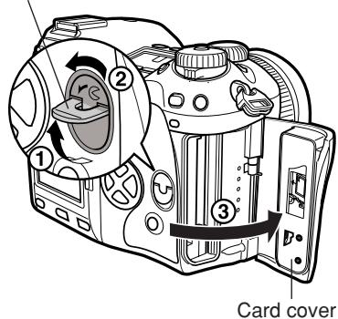 ① ② ③ Card cover