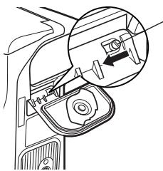 OLYMPUS CAMEDIA E-1 - Couvercle du compartiment de la batterie - 1