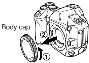 Body cap ① ②