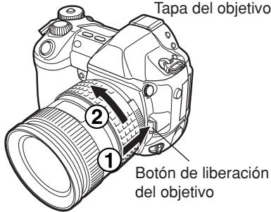 OLYMPUS CAMEDIA E-1 - ■ Retiro del objetivo de la cámara - 2
