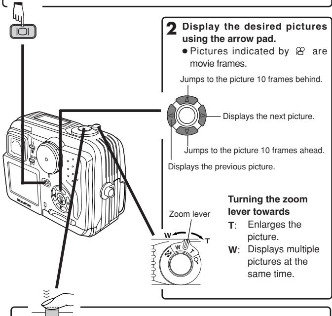 OLYMPUS D-40ZOOM - Viewing still pictures - 1
