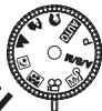 OLYMPUS D-40ZOOM - Den Objektivschutzschieber öffnen und die Programmwählscheibe auf 🌐 stellen. - 1