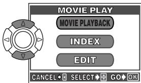 OLYMPUS D-40ZOOM - Playing back movies - 3