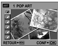 OLYMPUS E-P1 - Réglage du filtré artistique/de la scène - 1